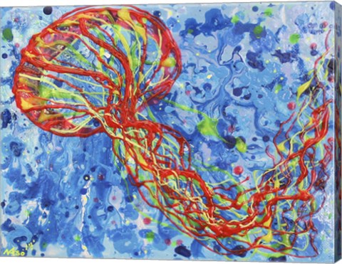 Orange Sea Nettle by Natalie Talocci