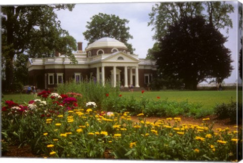Gardens at Jefferson s home at Monticello