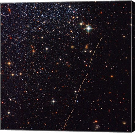 Hubble Tracks Asteroid's Sky Trek by NASA, ESA, STScl