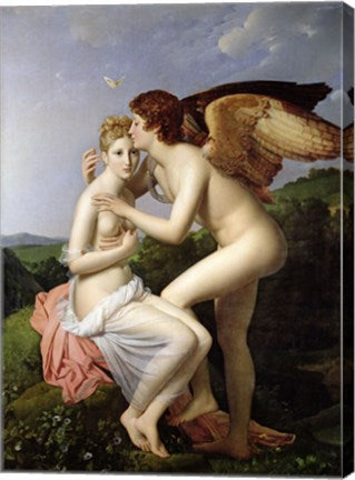 Psyche Receiving the First Kiss of Cupid, 1798 by Francois Gerard