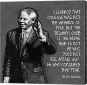 He Who Conquers - Nelson Mandela Quote by Veruca Salt