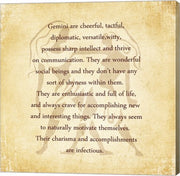 Gemini Character Traits by Veruca Salt