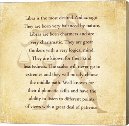 Libra Character Traits by Veruca Salt