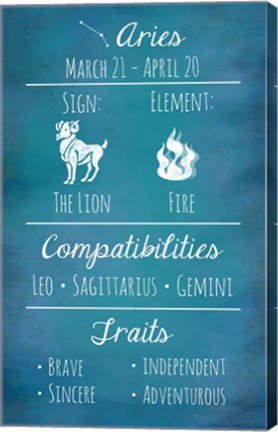 Aries Zodiac Sign by Veruca Salt