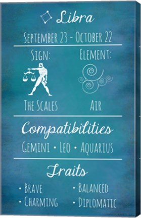 Libra Zodiac Sign by Veruca Salt
