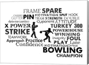 Bowling Text by Sports Mania