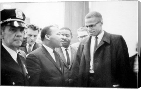 Martin Luther King and Malcolm X