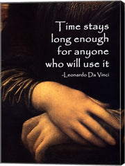 Time Stays -Da Vinci Quote by Quote Master