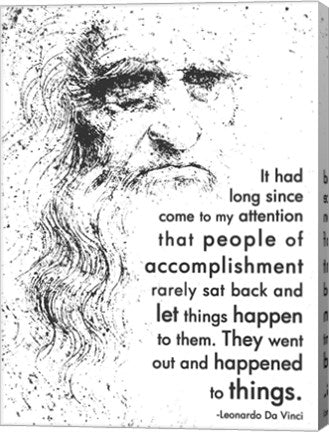 People of Accomplishment -Da Vinci Quote by Quote Master