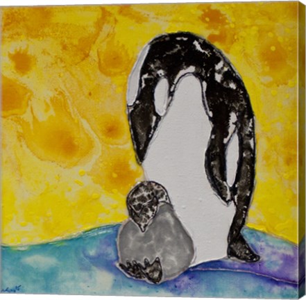 Penguins Under the Morning Sun by Natalie Talocci