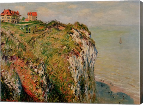 Cliff at Dieppe, 1882 by Claude Monet