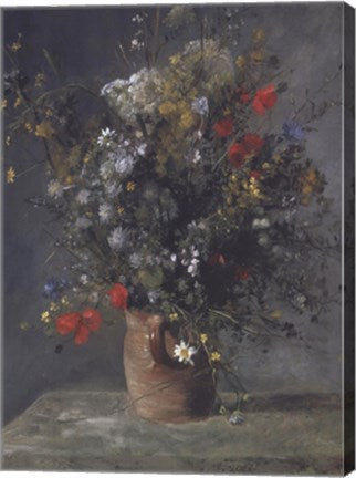 Flowers in a Vase, c. 1866 by Pierre-Auguste Renoir