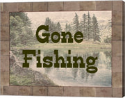 Gone Fishing Lake Sign by Veruca Salt
