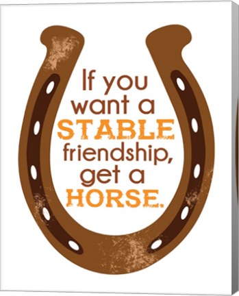 Horseshoe Quote 1 by Sports Mania