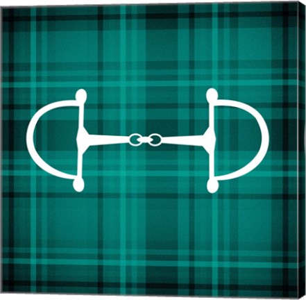 Horse Bit - Green Checkered by Sports Mania