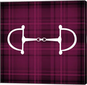 Horse Bit - Red Checkered by Sports Mania
