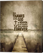 Psalm 136:26, Give Thanks (Sepia) by Inspire Me