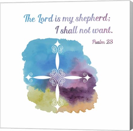 Psalm 23 The Lord is My Shepherd - Cross 1 by Inspire Me