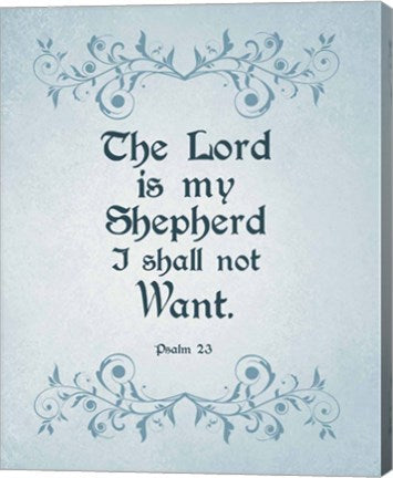 Psalm 23 The Lord is My Shepherd - Blue by Inspire Me