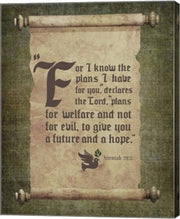 Jeremiah 29:11 For I know the Plans I have for You (Scroll) by Inspire Me