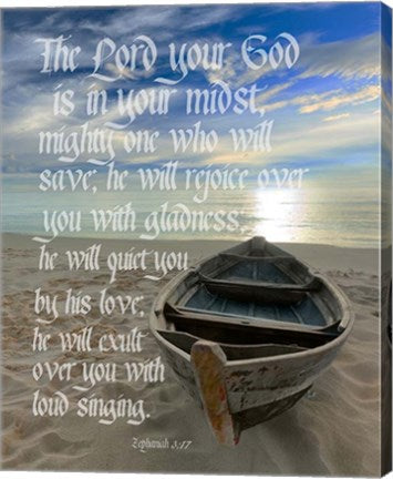 Zephaniah 3:17 The Lord Your God (Beach) by Inspire Me