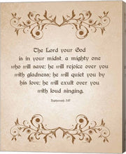 Zephaniah 3:17 The Lord Your God (Brown) by Inspire Me