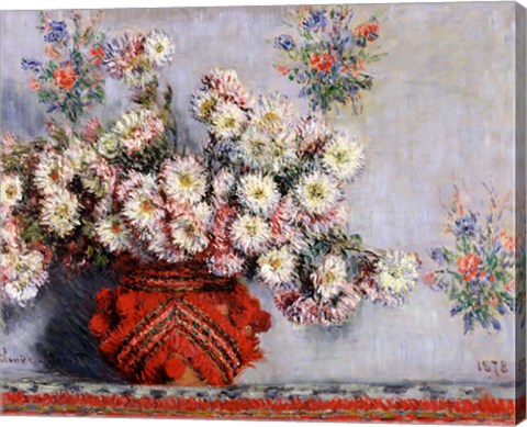 Chrysanthemums, 1878 by Claude Monet