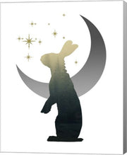 Green Ombre Forest in Hare Silhouette by Color Me Happy