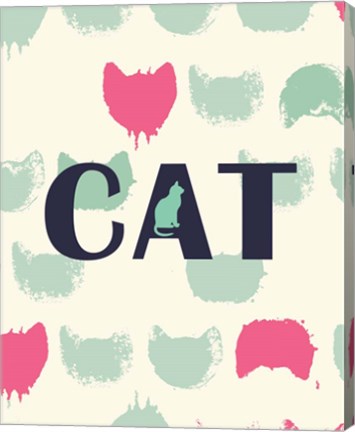 Cat Heads by Color Me Happy