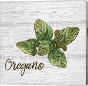 Oregano on Wood by Color Me Happy