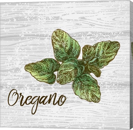 Oregano on Wood by Color Me Happy