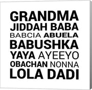 Grandma Various languages by Color Me Happy