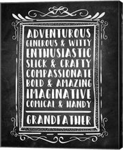 Grandpa - Chalkboard by Color Me Happy