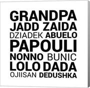 Grandpa Various Languages by Color Me Happy