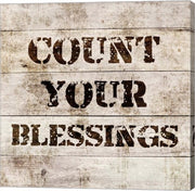 Count Your Blessings In Wood by Color Me Happy