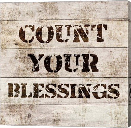 Count Your Blessings In Wood by Color Me Happy