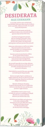Floral Desiderata by Quote Master
