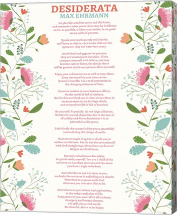 Decorative Desiderata by Quote Master