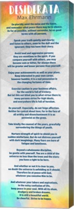 Rainbow Desiderata by Quote Master