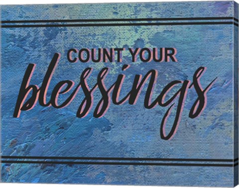 Count Your Blessing-Blue by Color Me Happy