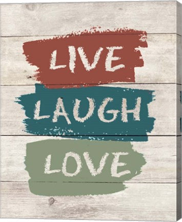live Laugh Love-Wood by Color Me Happy