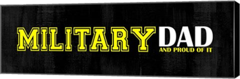 Proud Military Dad by Color Me Happy