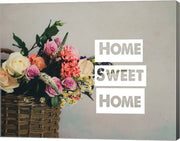 Home Sweet Home Flower Basket Color by Color Me Happy