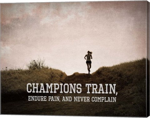 Champions Train Woman Color by Sports Mania