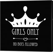 Girls Only Crown Black by Color Me Happy
