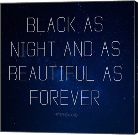 Black as Night - Stephen King Quote by Quote Master