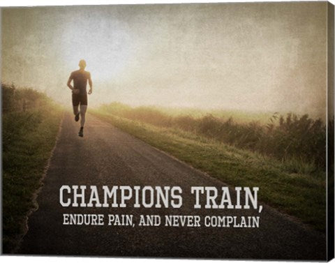 Champions Train Man Color by Sports Mania