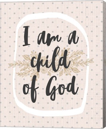 I am a Child of God Dot Pattern by Inspire Me