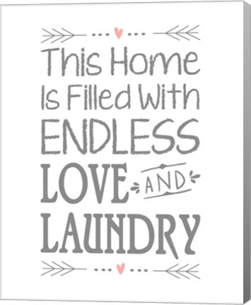 Endless Love and Laundry - White by Color Me Happy
