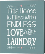 Endless Love and Laundry - Blue by Color Me Happy